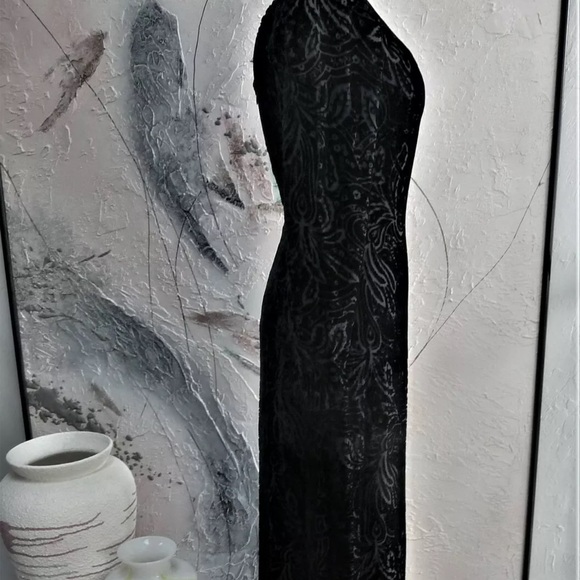 Oscar DeLaRenta black velvet dress NWT 💯Authentic - Picture 6 of 7